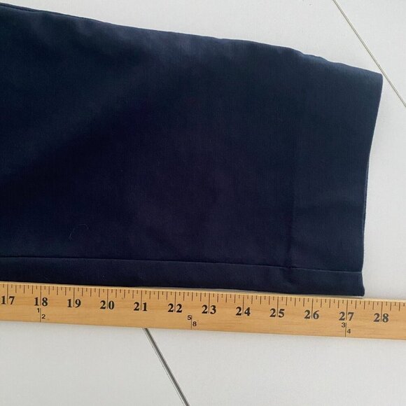 J Jill Essential Cotton Stretch Pull on Pants Womens 20 Navy Blue - Picture 9 of 10